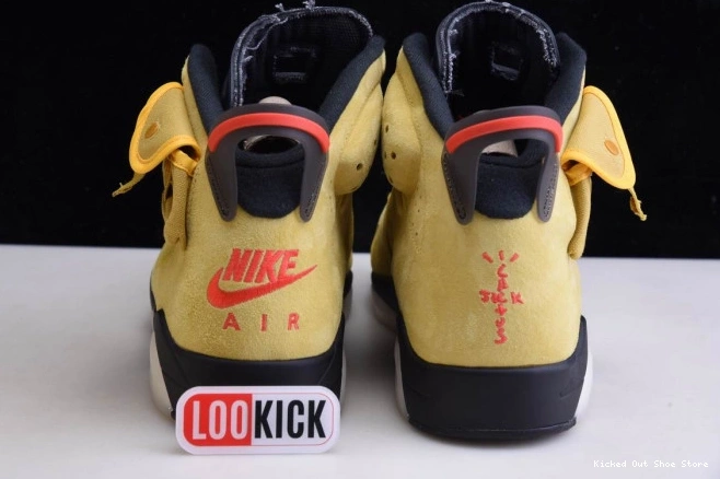 Kick Theory X SCOTT TRAVIS CN1084-300 YELLOW JORDAN 6 AIR 0630